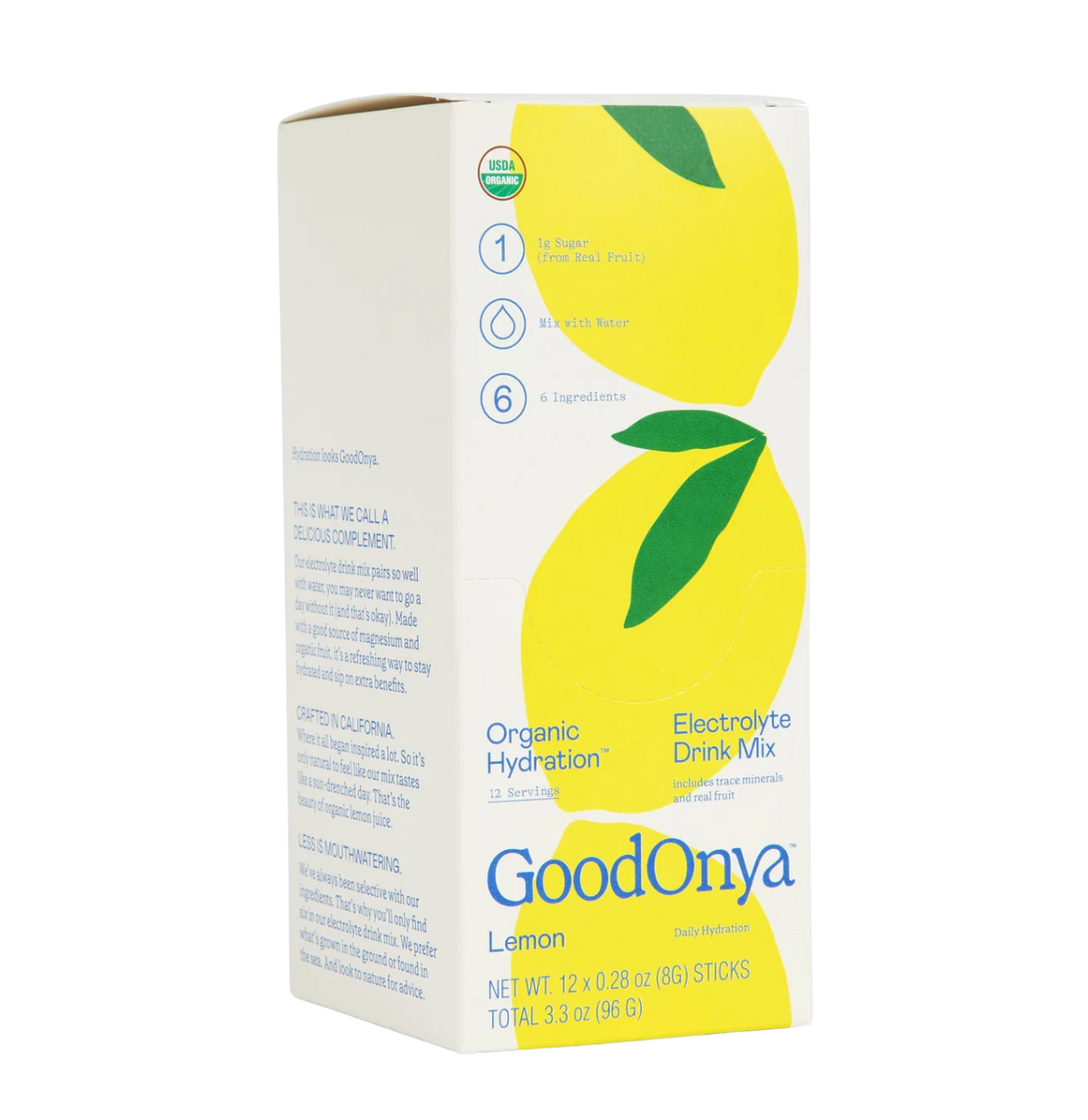 Organic Hydration Electrolyte Drink Mix