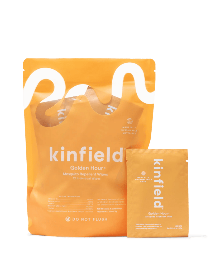 Kinfield sun care Golden Hour™ Wipes