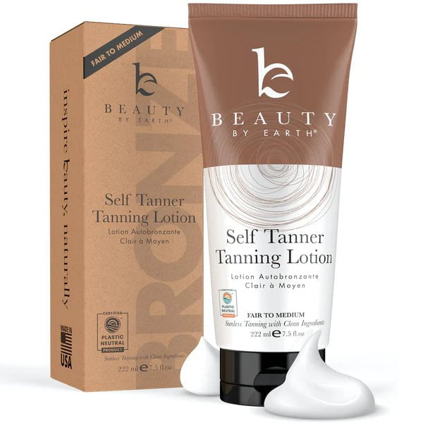 Beauty by Earth sun care Self Tanner Tanning Lotion